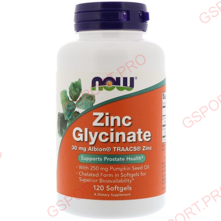 NOW Foods Zinc Glycinate (30mg)