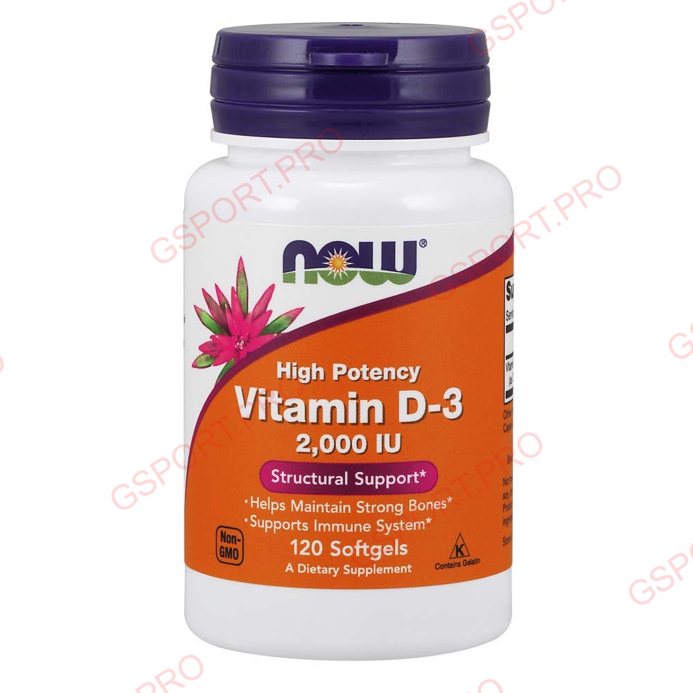 NOW Foods Vitamin D3 (2 000 ME)