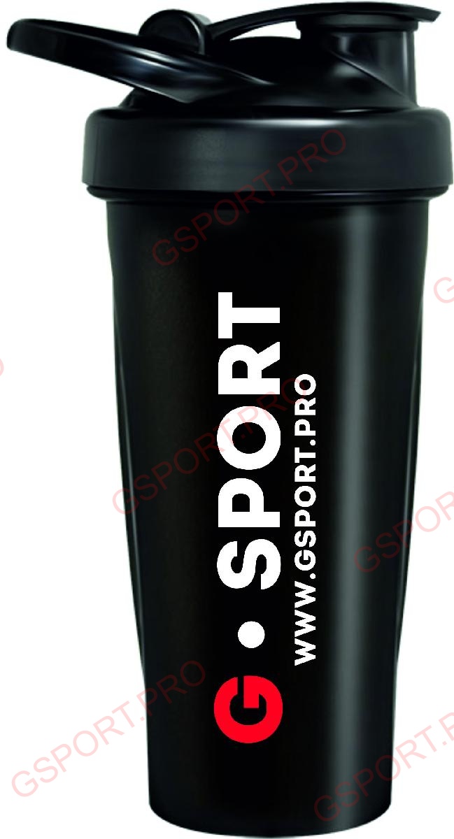 GSPORT Шейкер спортивный с шариком и держателем (700ml)