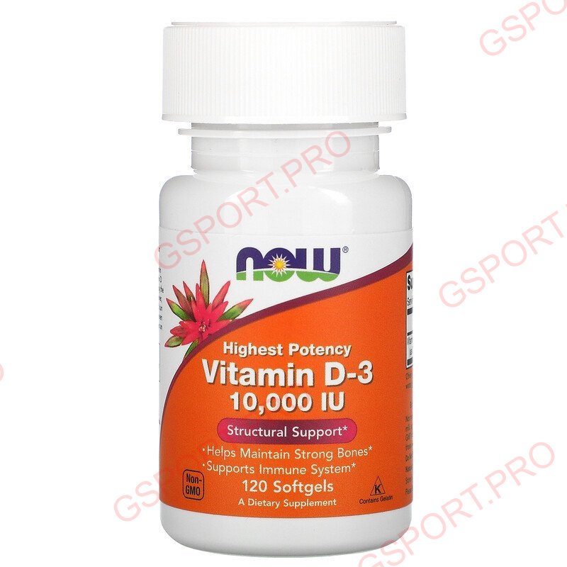 NOW Foods Vitamin D3 (10 000 ME)