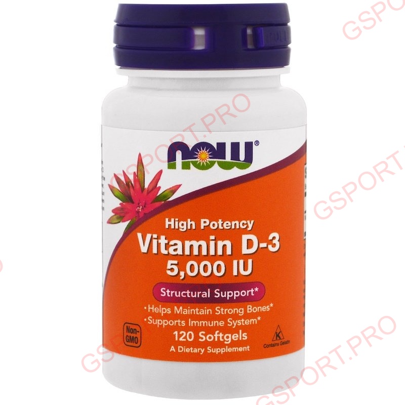 NOW Foods Vitamin D3 (5 000 ME)