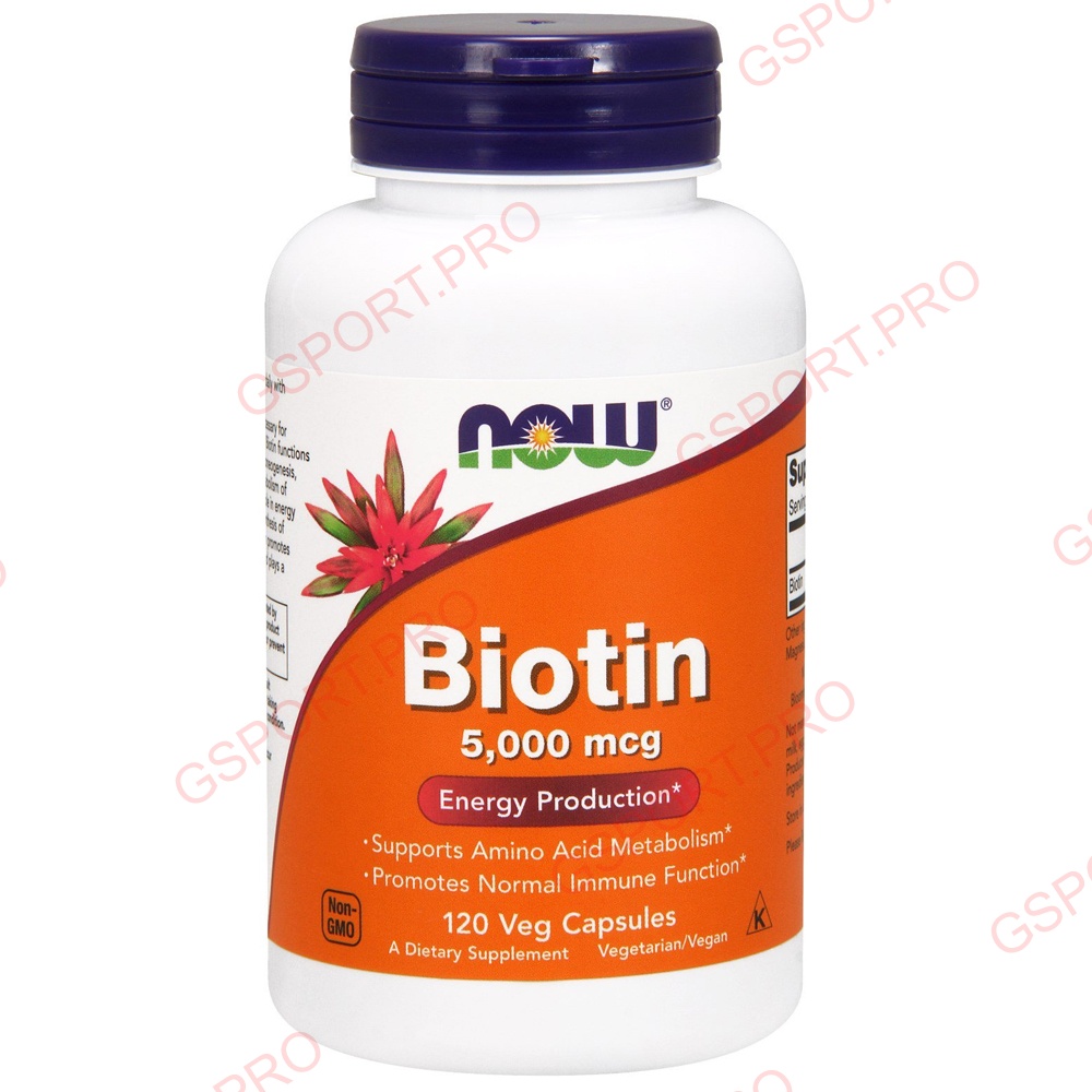 NOW Foods Biotin (5000mcg)
