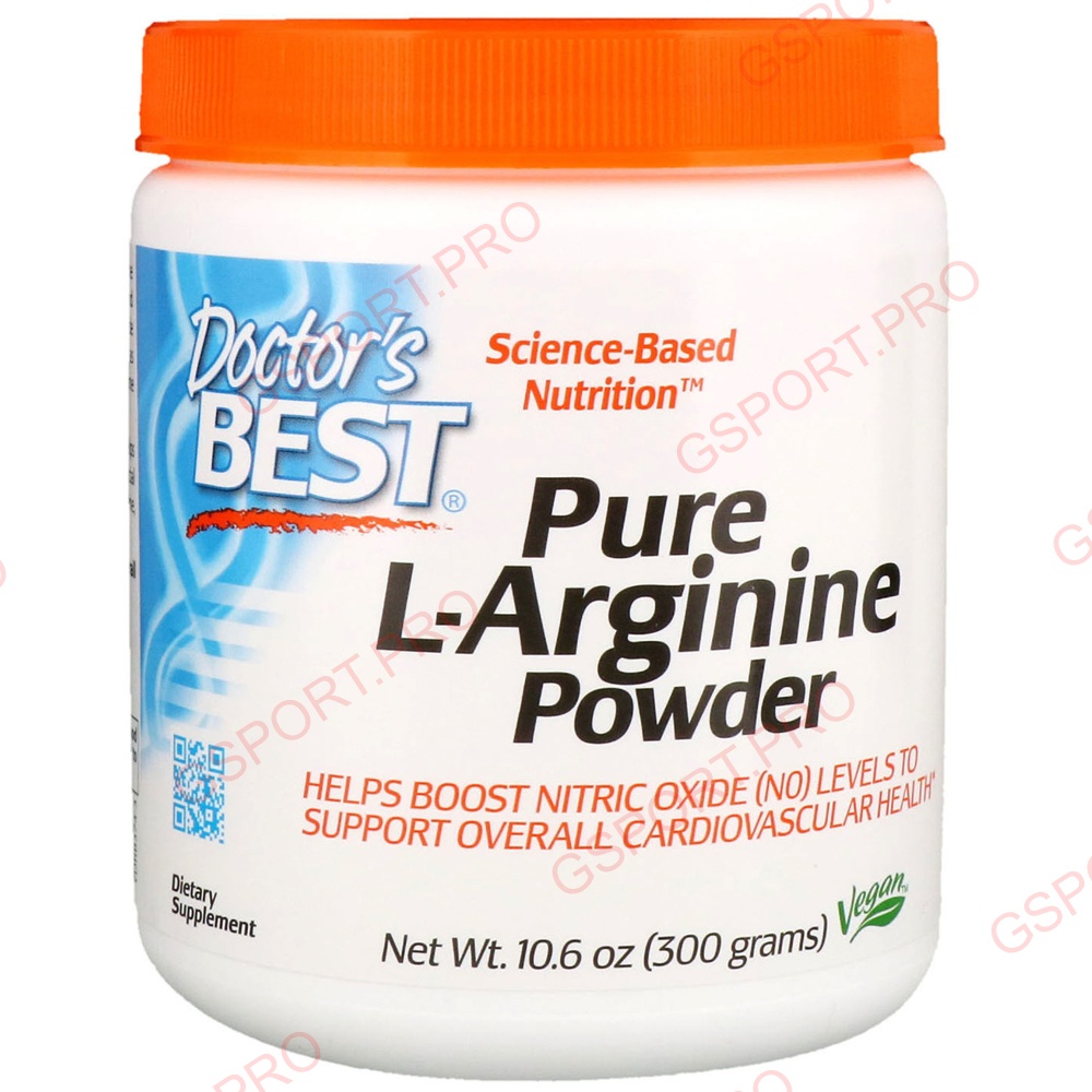 Doctor's Best Pure L-Arginine Powder (300g)